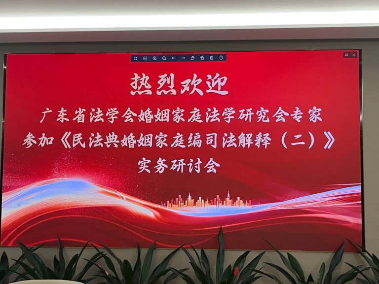 最新《民法典婚姻家庭编》司法解释二“赠与”制度变“给予”制度？–广东省法学会婚姻家庭法学研究会2025年研讨会之深圳站成功举办